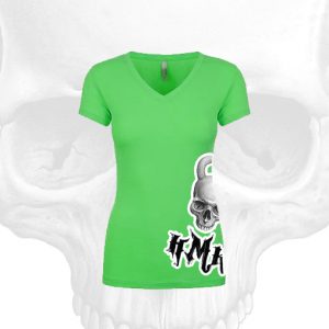 HMK-Womens-V-Neck-Green